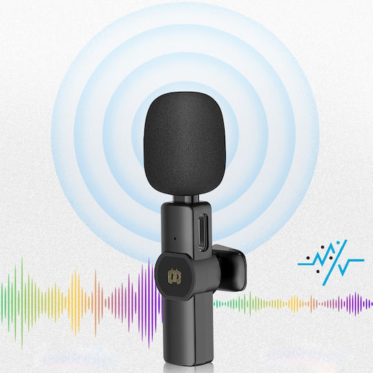 Puluz MIC-PLZ-3082B Drahtlos Mikrofon mit Bluetooth Ausklappmenü für Gesang