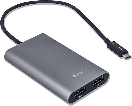 i-tec Μετατροπέας Thunderbolt 3 male σε Thunderbolt 3 female 1τμχ TB3DUAL4KDP