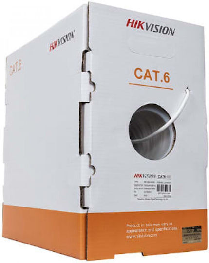 Hikvision U/UTP Cat.6 Ethernet Network Cable 305m Orange 1pcs