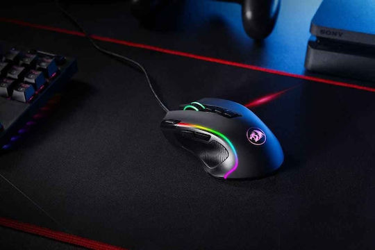 Redragon M612 Predator RGB Gaming Ποντίκι 8000 DPI Μαύρο