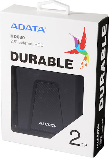 HD680 USB-A 3.1 Εξωτερικός HDD 2TB 2.5" Μαύρο