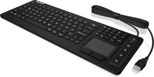 KeySonic KSK-6231 Πληκτρολόγιο με Touchpad Αγγλικό US