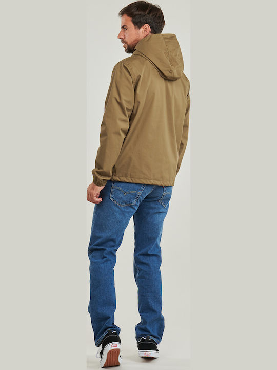 Jacke Wasserdicht und Winddicht Beige