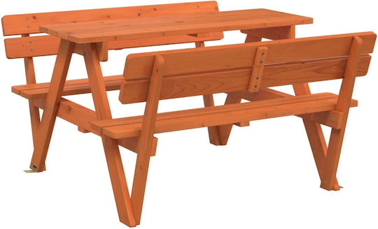 vidaXL Tischchen aus Holz 90x108x54cm. für 3+ Jahre Braun