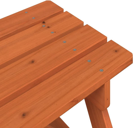 vidaXL Tischchen aus Holz 71x79x52cm. für 3+ Jahre Braun