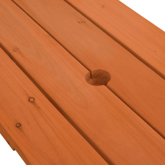 vidaXL Table 90x108x54cm. for 3+ Years Years Brown