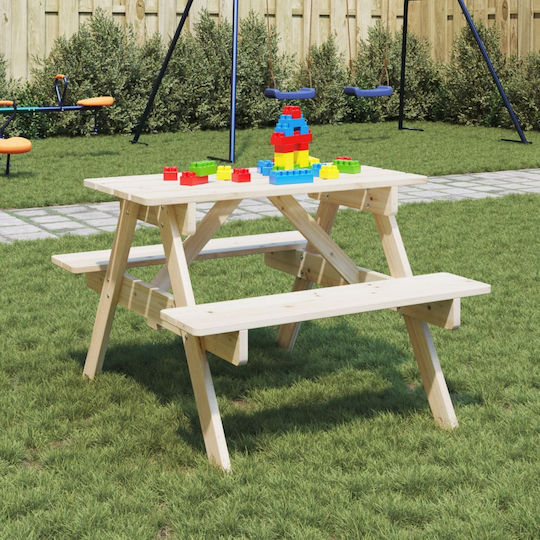 vidaXL Kleiner Tisch Braune für 3+ Jahre alt