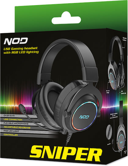 NOD Sniper Over Ear Gaming Headset με σύνδεση USB