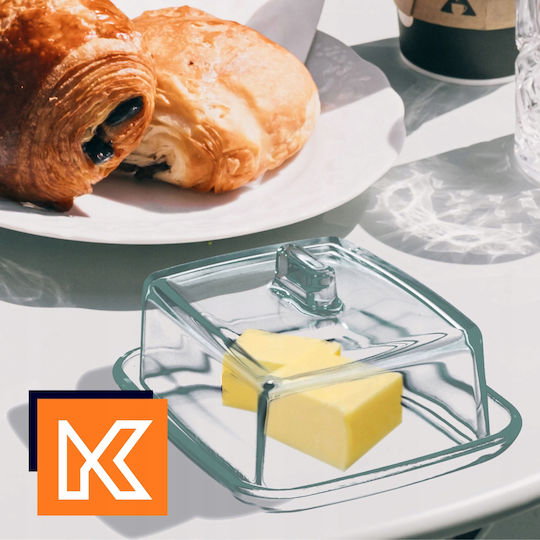 Kadax Glass Butter Dish Lid 2pcs