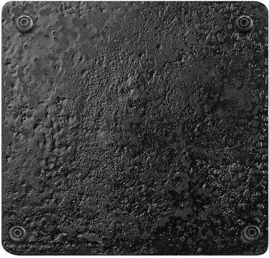 Beliani Βάση Ομπρέλας Τσιμεντένια Black 50x50cm