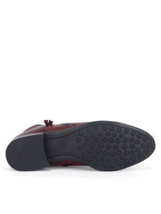 Damen Chelsea Stiefeletten Rot