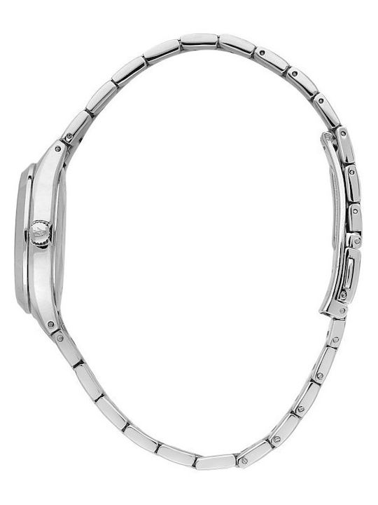 Maserati Damen Uhr mit Silber Metallarmband