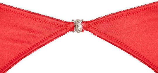 Shelf Bra Set Red 80b/m
