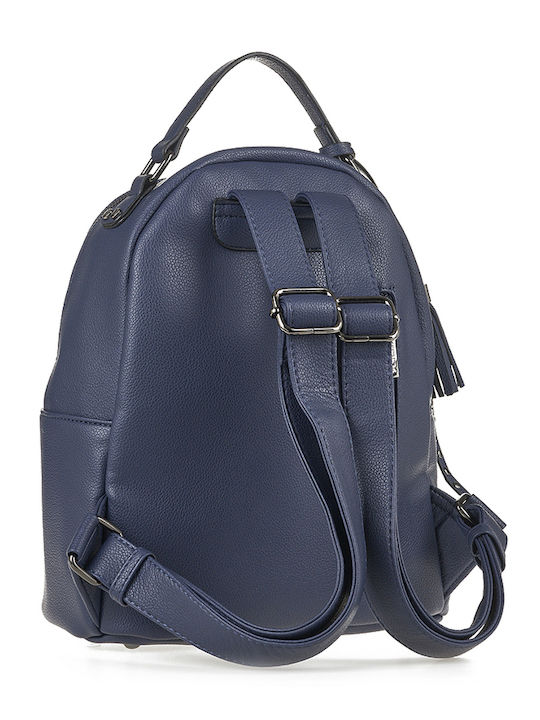 Verde Damen Tasche Rucksack Blau