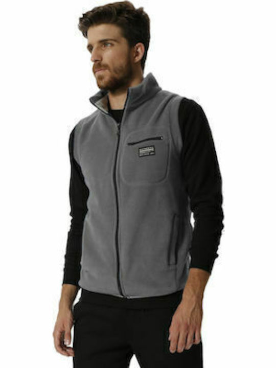 Ανδρική Ζακέτα Fleece Γκρι