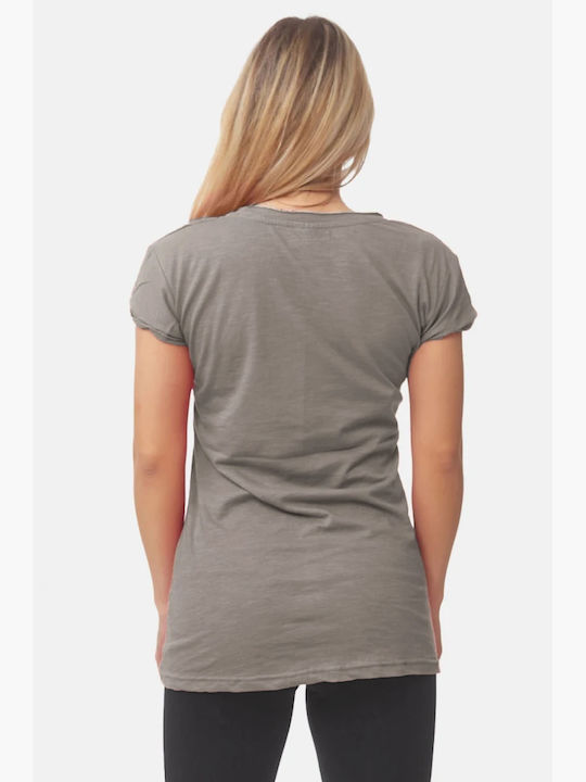 Bodymove -5 Damen T-shirt Gray