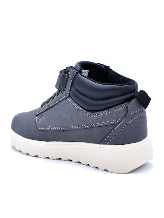 Arizona Kids Boots with Velcro Gray