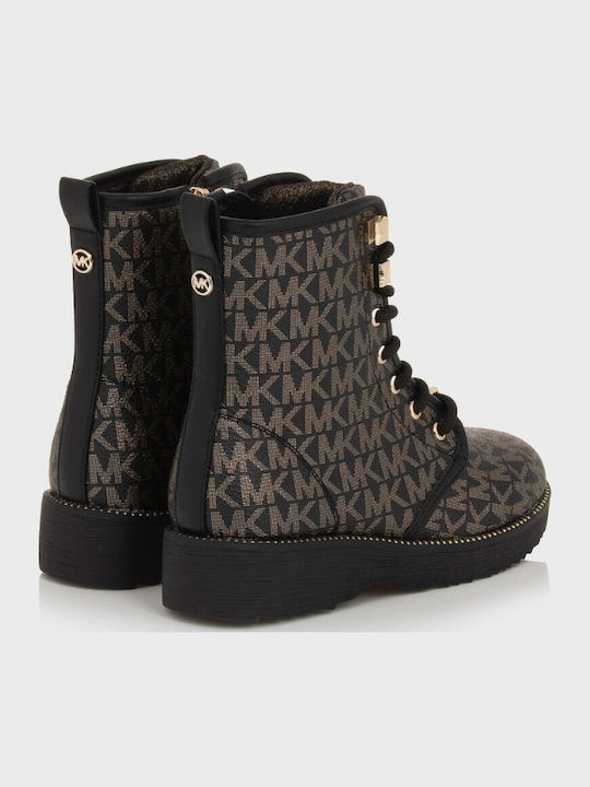 Kids Boots with Zipper Brown