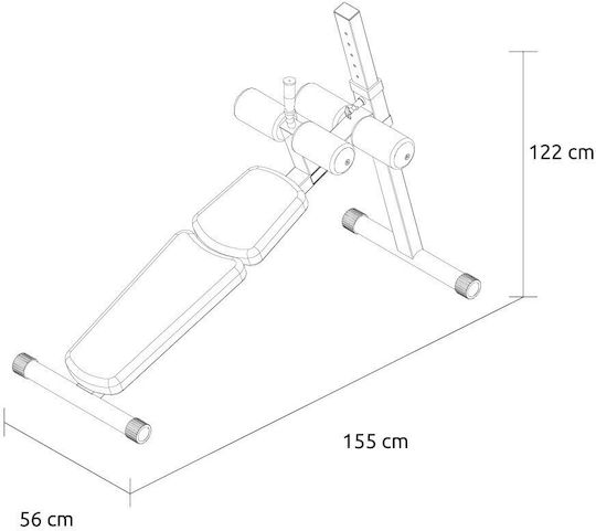 Pegasus Adjustable Workout Bench Abdominal