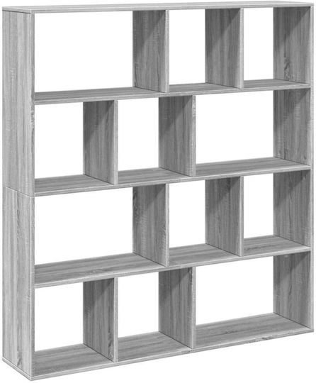 Bibliotecă Gri Sonoma 132x29x141,5 cm