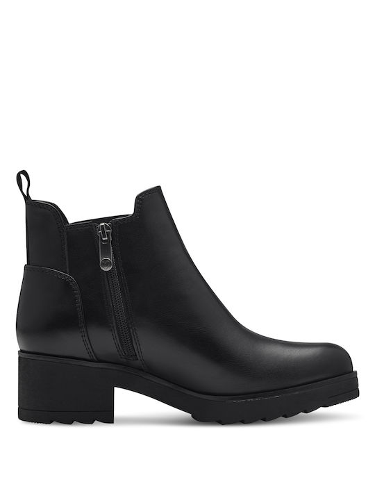 Marco Tozzi Damen Chelsea Stiefeletten Schwarz