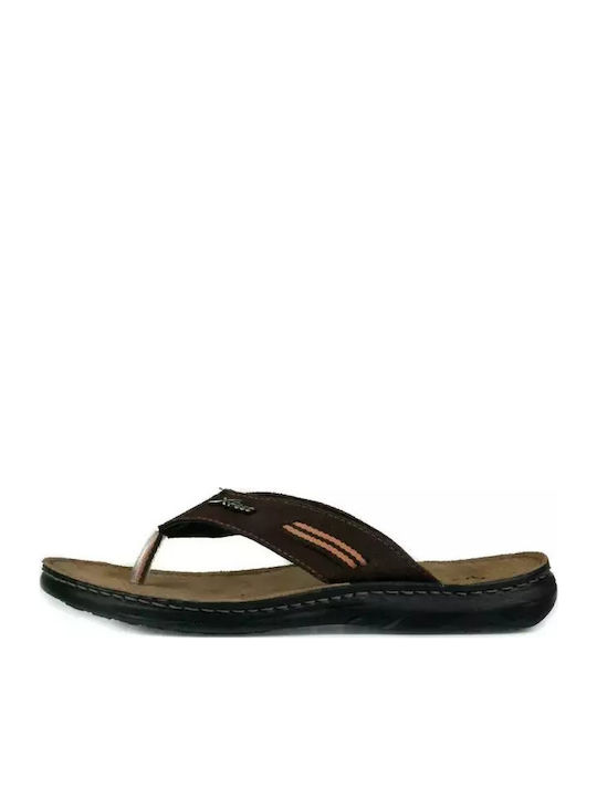 Herren Flip Flops Braun