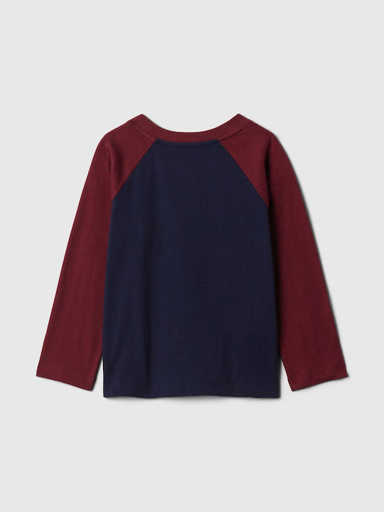 GAP Kids Blouse Long Sleeve Red Logo