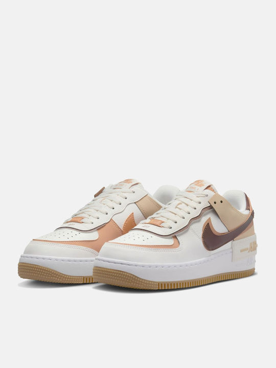 Air Force 1 Shadow Damen Sneakers Weiß