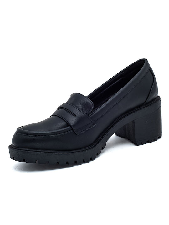 Laura Virgili Women's Moccasins in Black Color