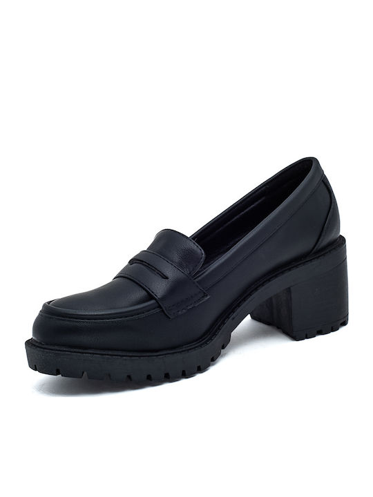 Mocasini dama în culoarea Negru