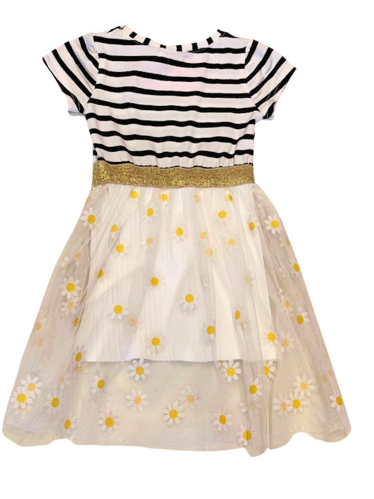 Sam 0 13 Kids Dress Tulle Striped Navy Blue