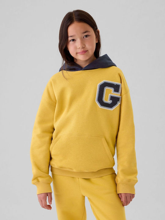 GAP Kinder Sweatshirt mit Kapuze Honey gold