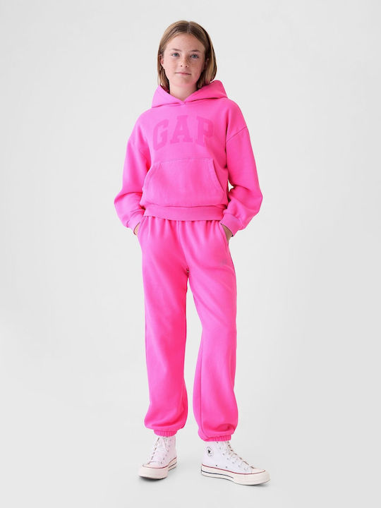 Hanorac Copii cu Glugă și Buzunare Happy Pink