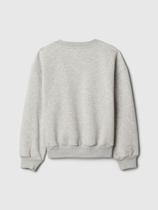 GAP Παιδικό Φούτερ Light Heather Grey