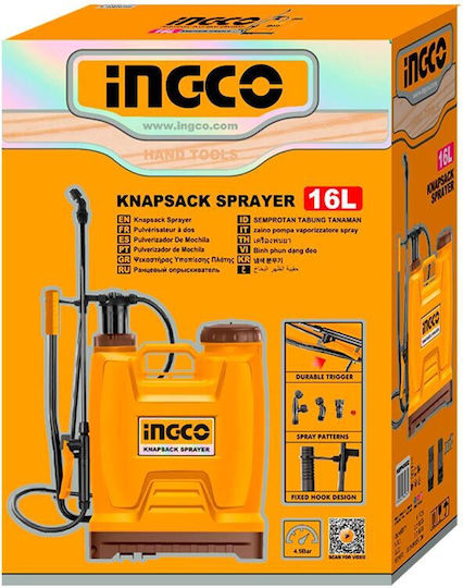 Ingco Backpack Sprayer with Capacity 16lt