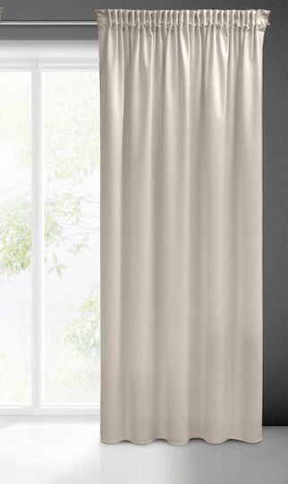 Ready-made Curtain Sibel On Tape 140 X 270 Cm Beige