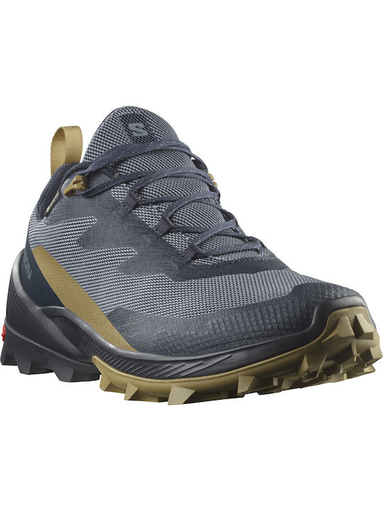 Salomon Cross Over 2 Herren Wanderschuhe Wasserdicht mit Gore-Tex Membran Gray