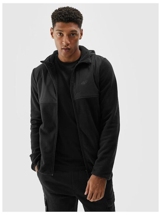 Мъжка Жилетка Fleece Черен