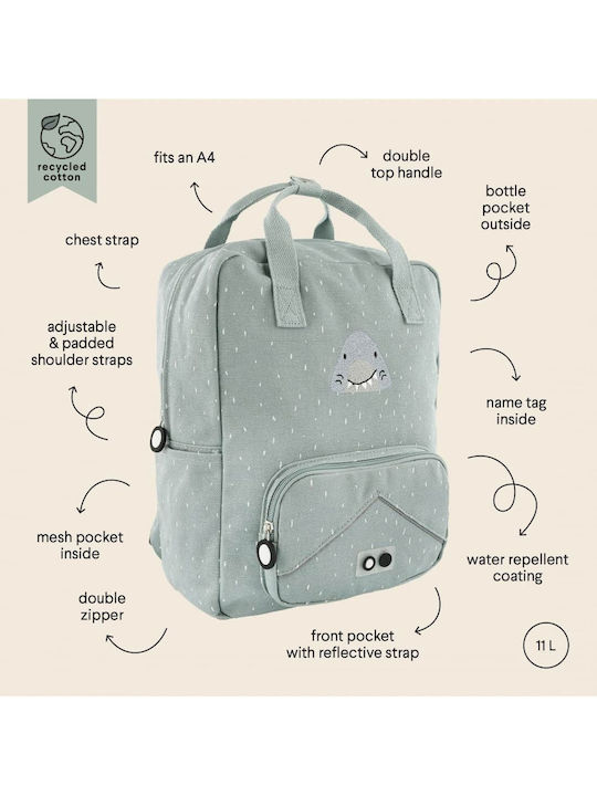 Trixie Mr Shark Large School Backpack for Primary School