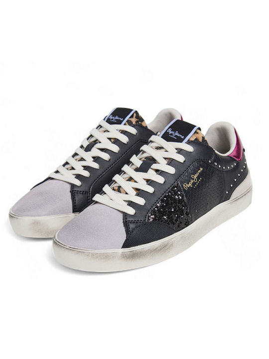 Pepe Jeans 2 Lane City Sneakers Black