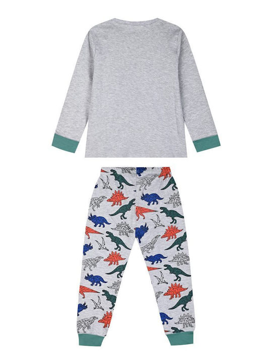 Energiers Kids' Pajamas Winter Multicolored Dinosaurs