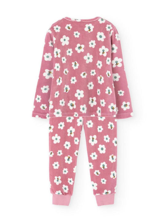 Boboli Kids' Pajamas Winter Cotton Pink