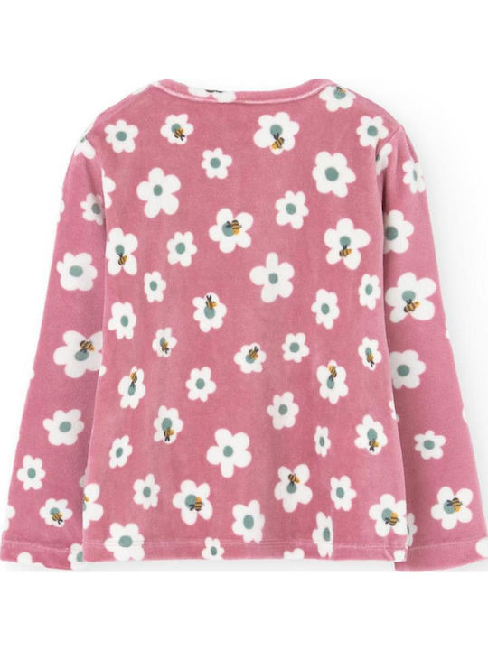 Boboli Kids' Pajamas Winter Cotton Pink