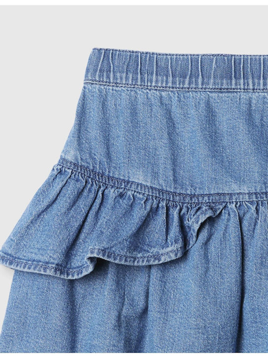 Kids' Denim Skirt Blue