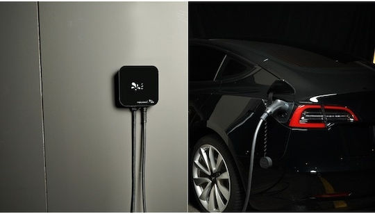 Juice Technology Montat pe perete Trei faze Stație de încărcare pentru mașini electrice 11kW cu Cablu încorporat Tipul 2
