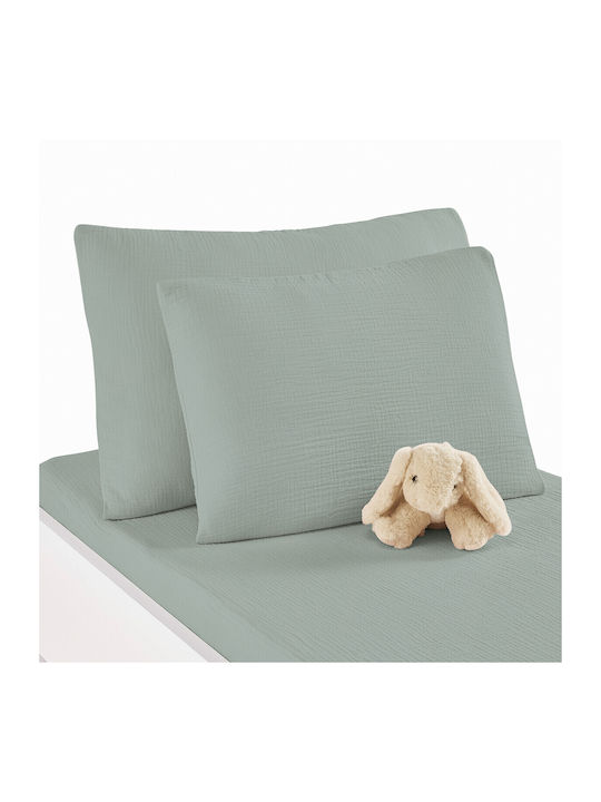 La Redoute Interieurs Παιδική Μαξιλαροθήκη από 100% Βαμβάκι 35x45εκ. Μπλε