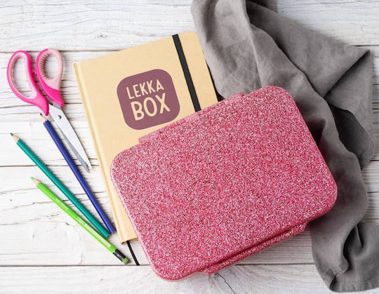Lekkabox Glamour Tritan Lunchbox 4 Compartments Pink