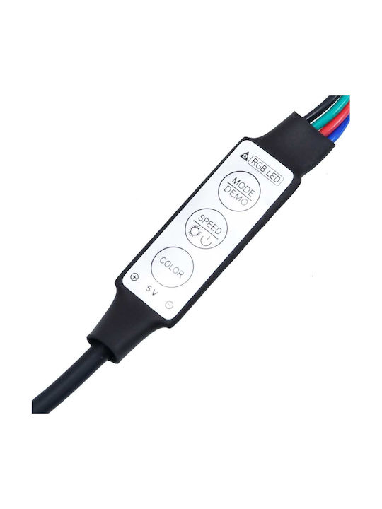 Birou Din Lemn Gri cu LED și USB cu Dimensiuni 140x55x91cm