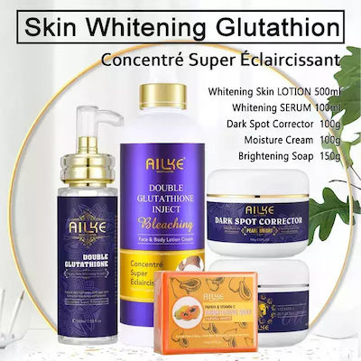 Skin Lightening Set Brightening Clean Skin 5 In 1 Set