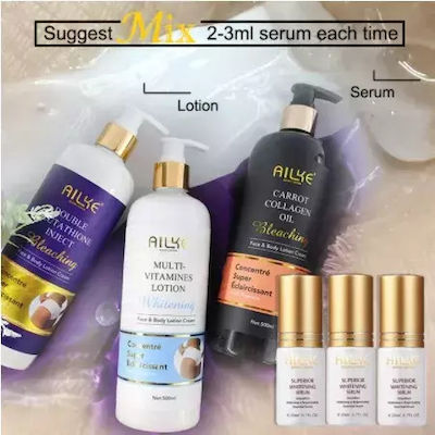 Skin Lightening Lotion Suitable Knuckles Elbows Korean Collagen Skincare Cosmetics 6 In 1